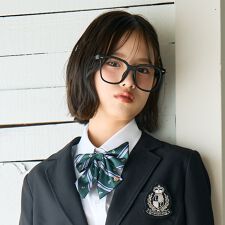 【卒服・セレモニー】レジメンタル柄リボンタイ