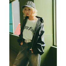 合皮ブルゾン