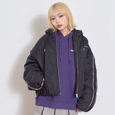 ライン裏キルトブルゾン