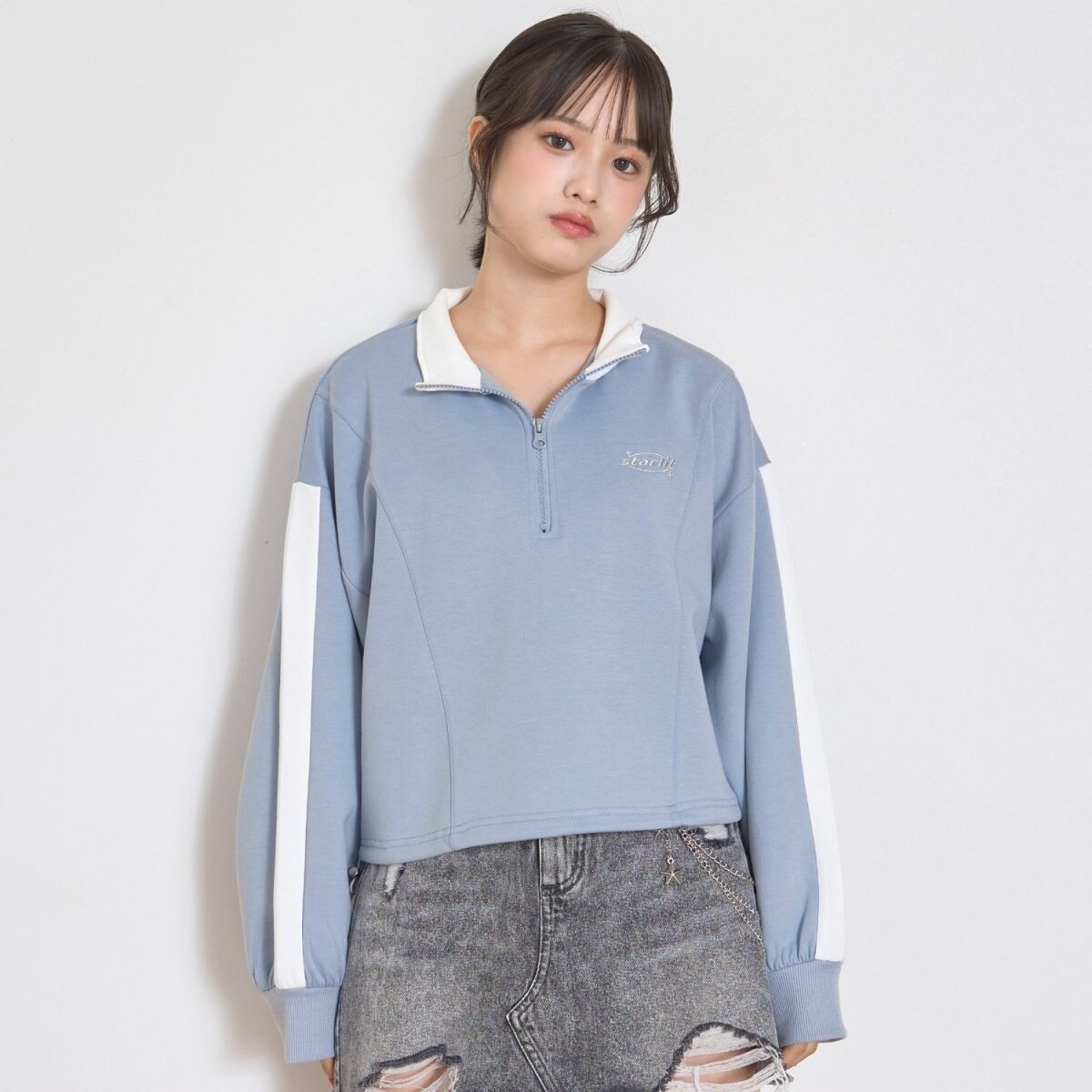 ラブブ ？ 楽天市場】レディースジップスクラブ 前開き 白衣 名入れ 7068SC