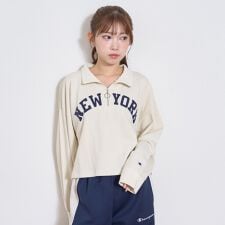 【Champion】ハーフZIPプルオーバー