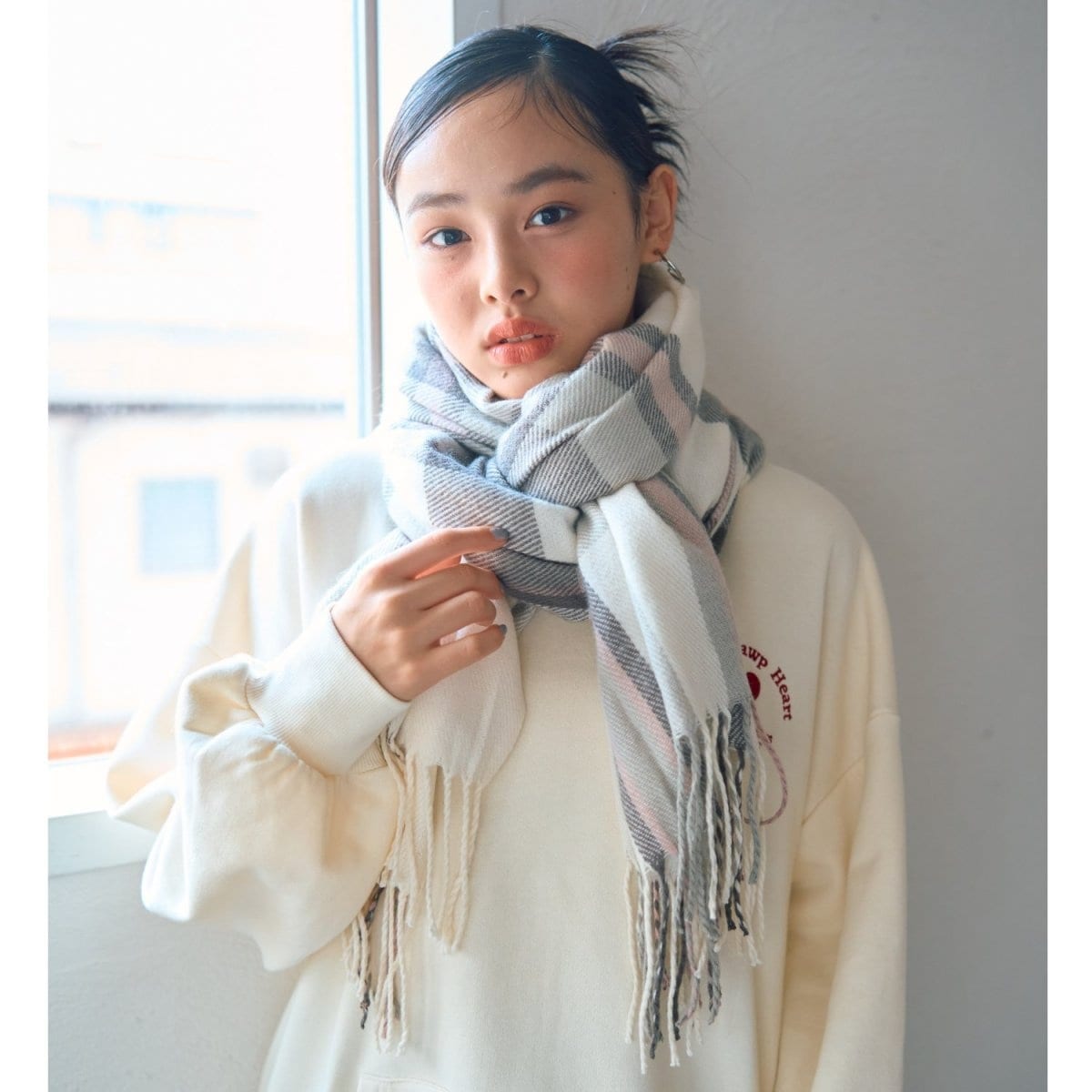 リボンモチーフ マフラー | メゾピアノ(mezzo piano) | マルイウェブ