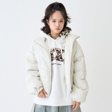 合皮パフィブルゾン