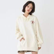 【LTXC】【綿100％】バックロゴチュニックパーカ