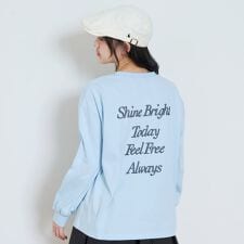 【GOODPRICE】【綿100%】バックロゴカラー長袖T