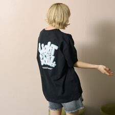 【GOODPRICE】【LTXC/綿100%】バックロゴ半袖T