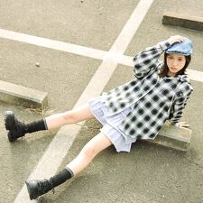 【綿100%】【セット可】カットティアードミニスカート