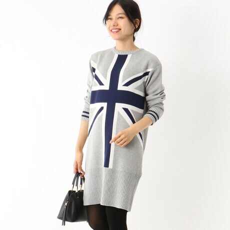 Bigユニオンジャックジャカード ワンピース マリークヮント Mary Quant 2 ファッション通販 マルイウェブチャネル
