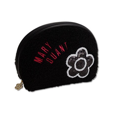 ボアスパンコール ラウンドポーチL | マリークワント(MARY QUANT 