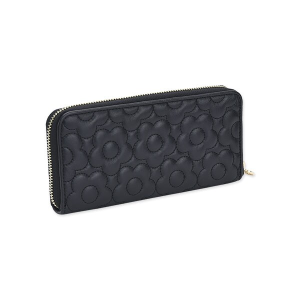 MARYQUANT マリークヮント 財布 長財布 キルトフォームデイジーパース MARY QUANT キルトフォームデイジー パース 長財布 羊革 人気