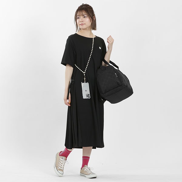 【美品】マリークワント ピンソニックキルトデイジー ライトボストン ピンソニックキルトデイジー ボストン｜マリークヮントの通販