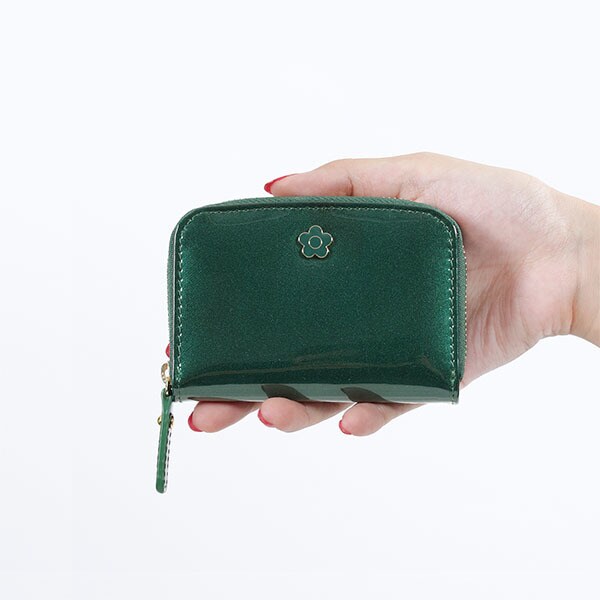 MARY QUANT テクスチャーエナメルレザー マルチケース 財布・小物