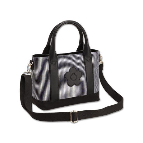 マリクワ MARYQUANT ライトラインデイジー 短かっ 2WAYミニトートバッグ