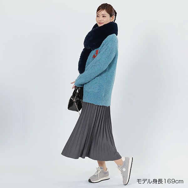 MARY QUANT デイジーバックルプリーツロング スカート デイジーバックルプリーツロング スカート（グレー） | MARY