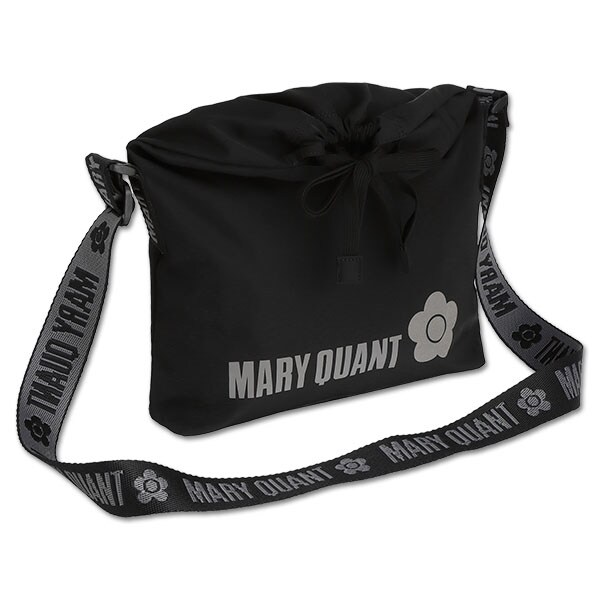マリークワント ワンポイント刺繍 ナイロン ショルダーバッグ MARY QUANT/ワンポイント刺繍 ナイロン ショルダーバッグ 限定