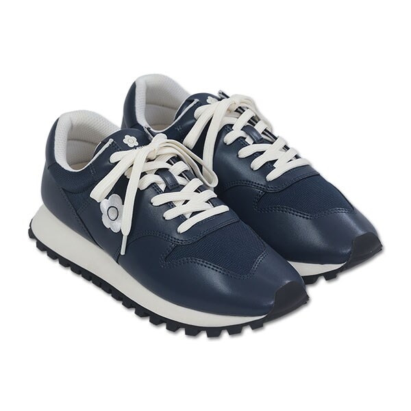 MARY QUANT グレー スニーカー デイジーエンブロコンビ スニーカー | マリークワント(MARY