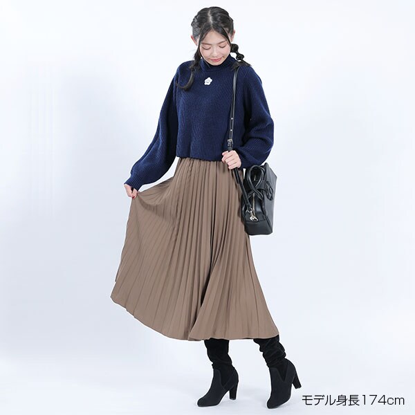 デイジーワンポイントケーブルニット プルオーバー | マリークワント