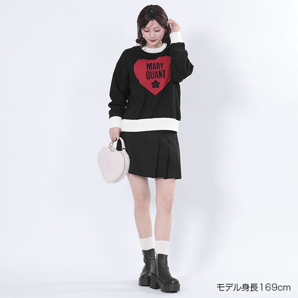 マリークワント　服　ブラウス　デイジーワンポイントケーブルニット　プルオーバー MARY QUANT ONLINE SHOP｜マリークヮントオンラインショップ