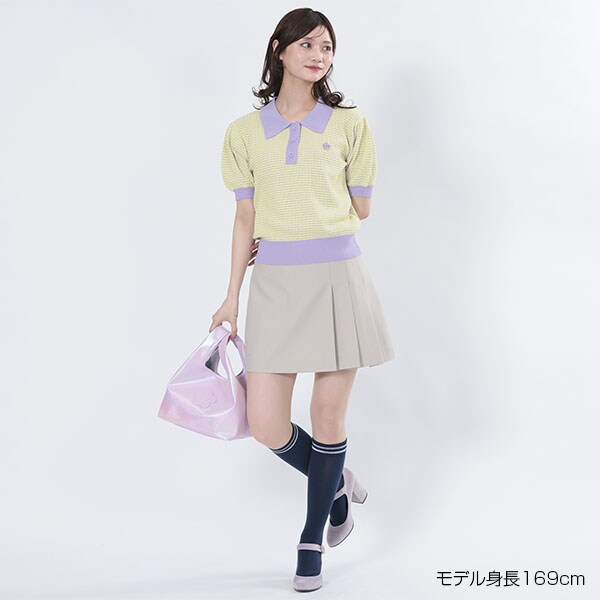ランバンオンブルー　ニットケープコート　サイズ38　グレー cc006-13304-01b.jpg?basethum=225
