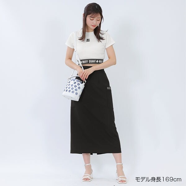 チュールが可愛い【マリークワント】チュールドッキング Tシャツ チュールが可愛い【マリークワント】チュールドッキング Tシャツ
