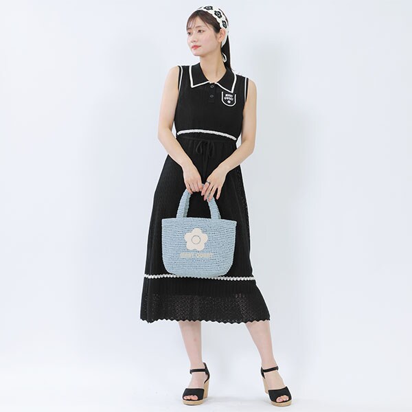 クロッシェラフィアライク トート | マリークワント(MARY QUANT