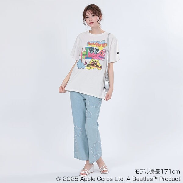 マリークワント　ビートルズハードデイズナイト Tシャツ（ブラック） ビートルズハードデイズナイト Tシャツ（Tシャツ/カットソー