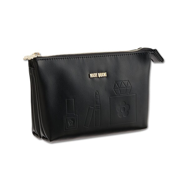 MARY QUANT エンボスデイジーパール ガマ口ポーチ 可愛い☆人気 MARY QUANT エンボスデイジーパール ガマ口ポーチ 可愛い☆人気