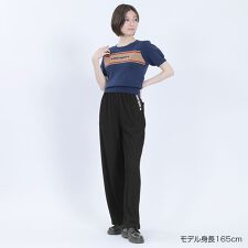 リブワイド パンツ