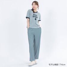 リブワイド パンツ