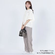 袖フレアサインロゴ プルオーバー