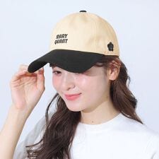 マリークワント(MARY QUANT)のレトロロゴ キャップ