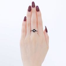 マリークワント(MARY QUANT)のプチデイジーステンレス リング