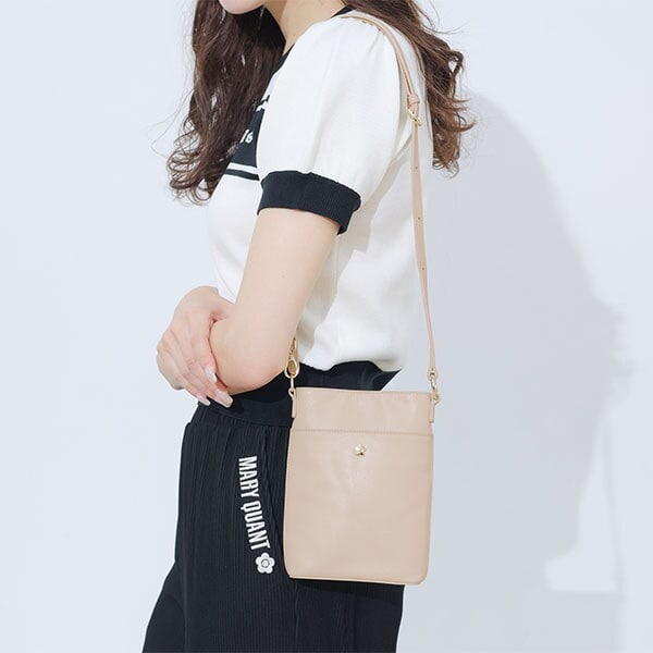 ハーフムーンメタルデイジー 2WAYショルダー | マリークワント