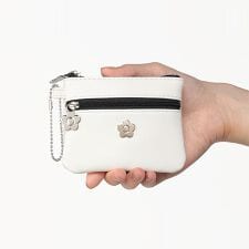 マリークワント(MARY QUANT)のデイジーメタル 2ファスナーポーチミニミニ