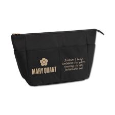 マリークワント(MARY QUANT)のゴールドロゴプリント インナーキャリングポーチL