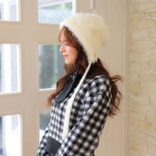 マリークワント(MARY QUANT)のシャギーニット キャップ