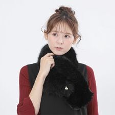 マリークワント(MARY QUANT)のエコロングファー マフラー