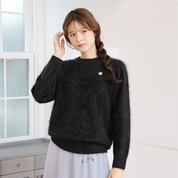 マリークワント（MARY QUANT）/カシミヤシャギーニット プルオーバー カシミヤシャギーニット プルオーバー | マリークワント(MARY QUANT