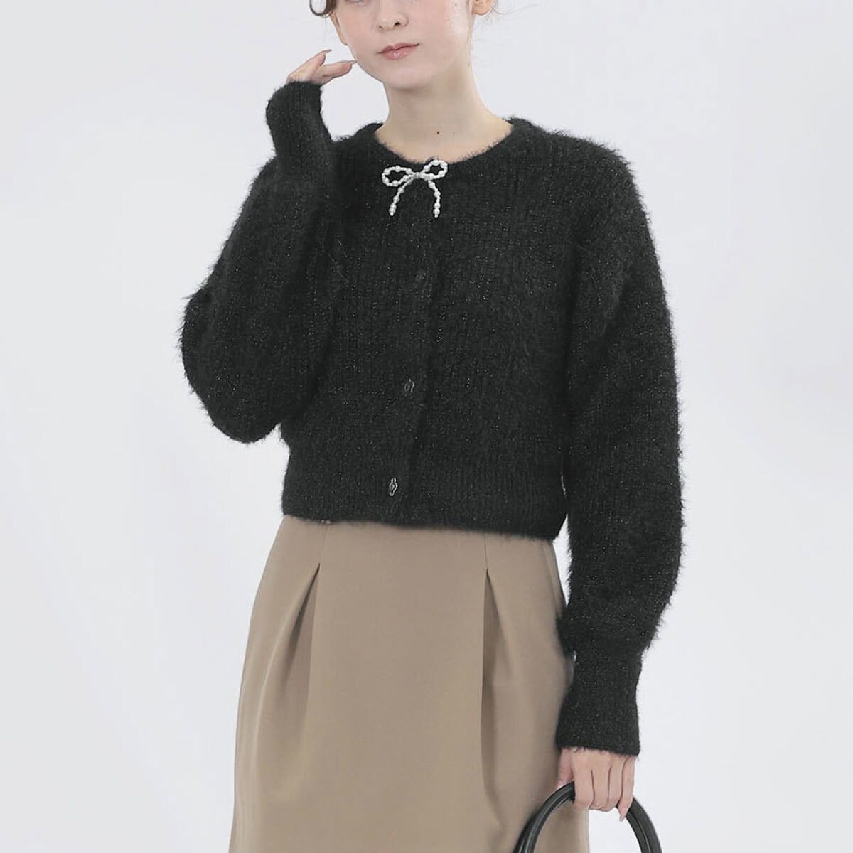 マリークワント（MARY QUANT）/パールリボン カーディガン パールリボン カーディガン | マリークワント(MARY QUANT) | マルイ