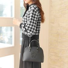 ラウンドシェイプ 2WAYミニトート