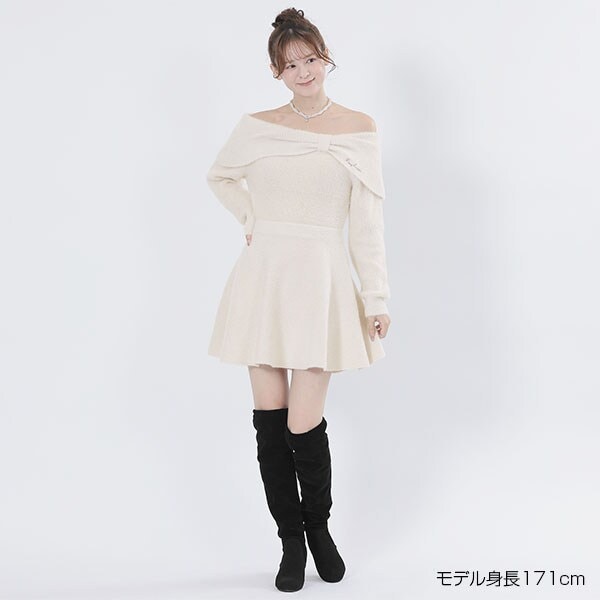 マリークワント　フリルリボンミニワンピース　ブラック MARY QUANT ONLINE SHOP｜マリークヮントオンラインショップ | MARY