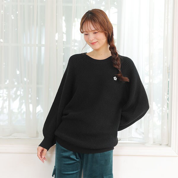 畦編みイージーニット プルオーバー | マリークワント(MARY QUANT