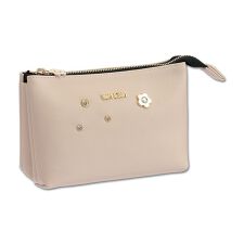 メタルビジュー 3ポケットポーチ