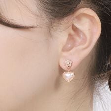 ハートパール ピアス