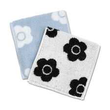 デイジーパターンハーフ タオルセット