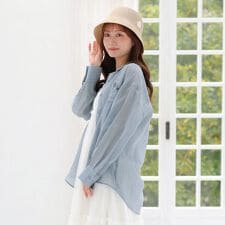 シアーUVシャツ ブラウス