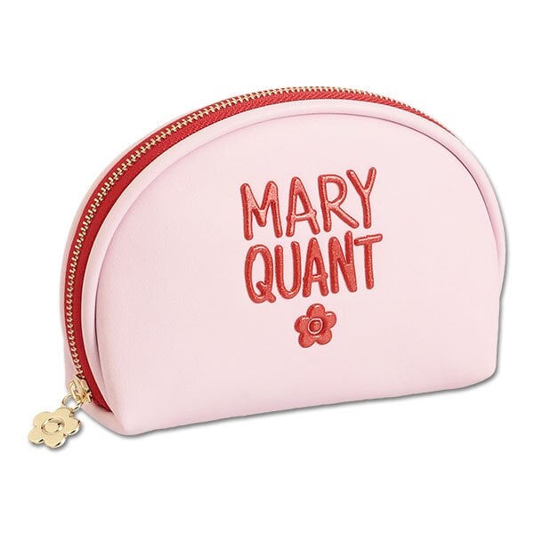 グリッターペイントロゴ ラウンドポーチ | マリークワント(MARY QUANT