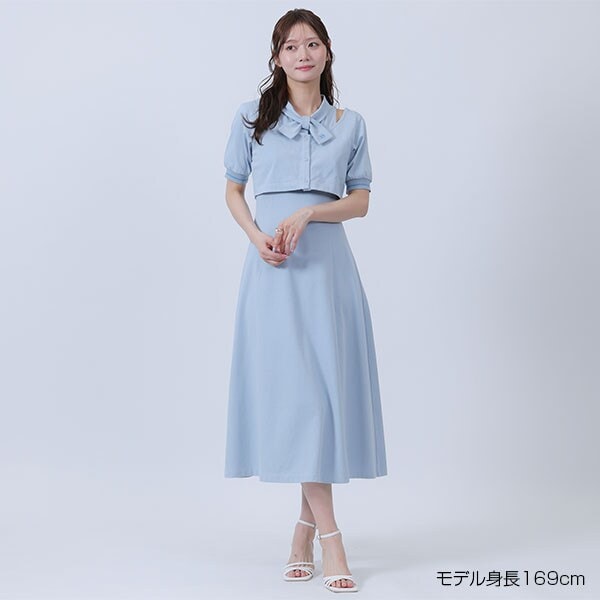 レイヤードデザインポロ ワンピース | マリークワント(MARY QUANT