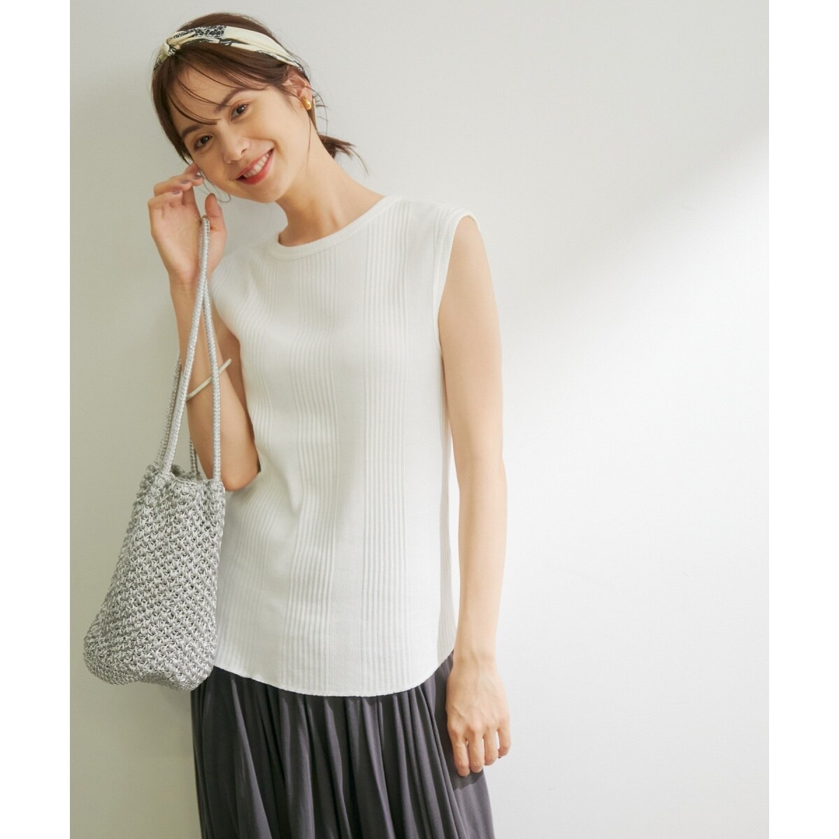 ROPE 3枚セット Tシャツ ベージュ 洗える】【3枚セット】パックTシャツ（巾着付き） | ロペ(ROPE