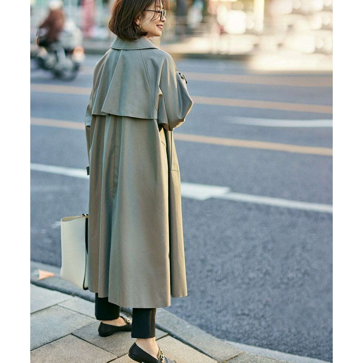 エディター三尋木奈保さんコラボ】ステンカラーコート | ロペ(ROPE